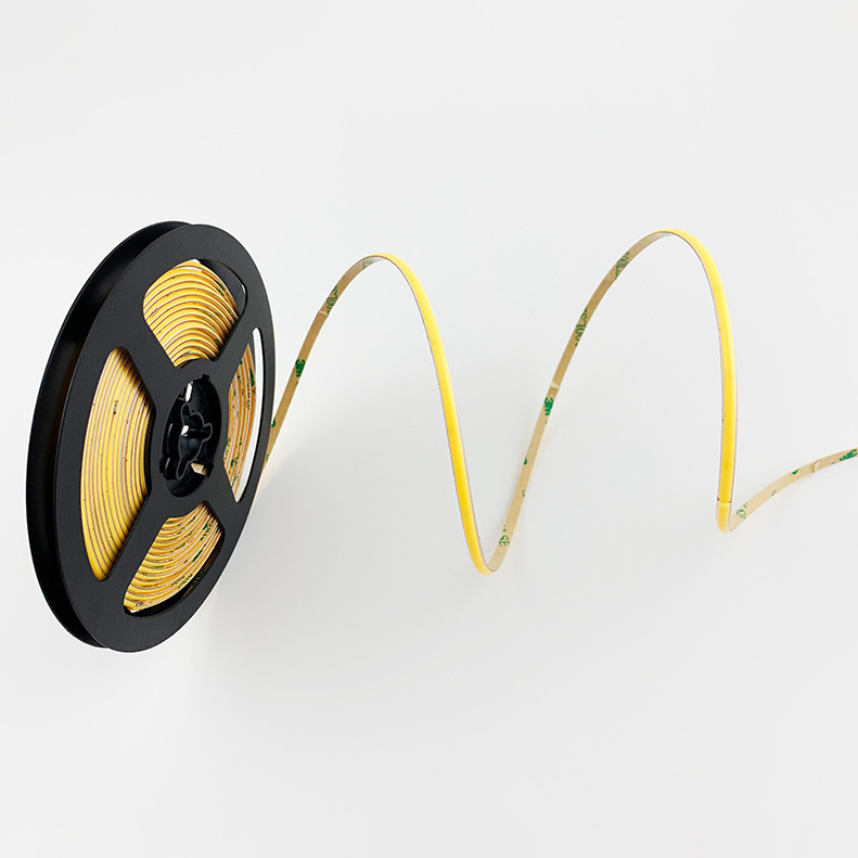 DC12/24V 4MM Super Narrow 480LEDs/M High Density Single Color 90 CRI LED Flexible COB Strip Light 16.4ft/5m per Roll DC12/24V 4MM Super Narrow 480LEDs/M High Density Single Color 90 CRI LED Flexible COB Strip Light 16.4ft/5m per Roll